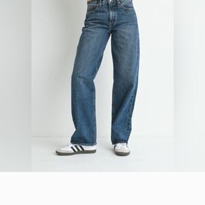 Just Black Denim Retro Straight Jeans - Size 26 (Measures 28" Waist)